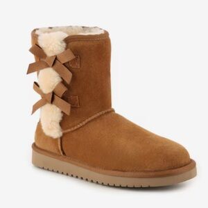 Koolaburra By UGG Victoria Short Bootie Cognac Size 9